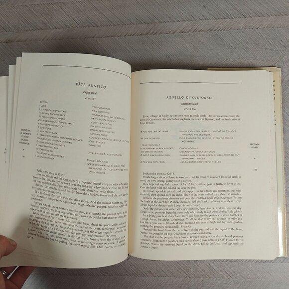 Mimmetta Lo Monte's Classic Sicilian Cooking Vintage Italian Cookbook Hardcover - Picture 6 of 9